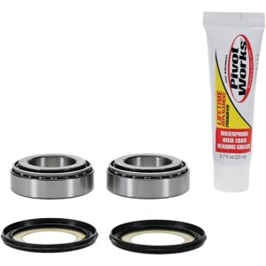 Honda CRF110F Steering Stem Bearing Kit - Pivot Works - `19-`23 Honda CRF110F Steering Stem Bearing Kit - Pivot Works - `19-`23
